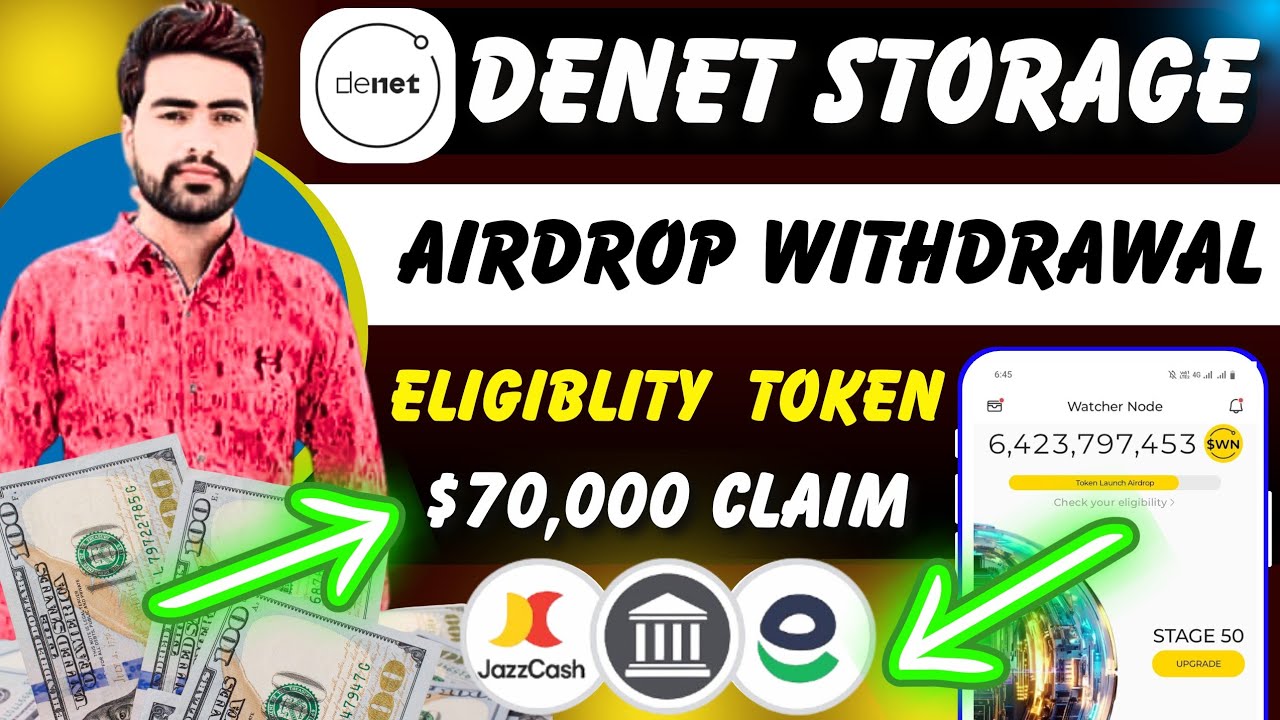 how to withdraw denet storage airdrop | denet storage airdrop withdrawal | denet airdrop withdraw