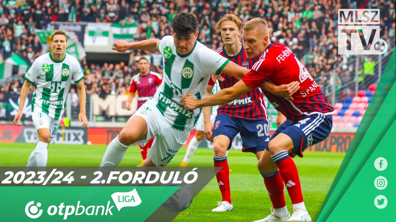 Fehérvár FC – Ferencvárosi TC | 3-5 | (1-2) | OTP Bank Liga | 2. forduló | MLSZTV