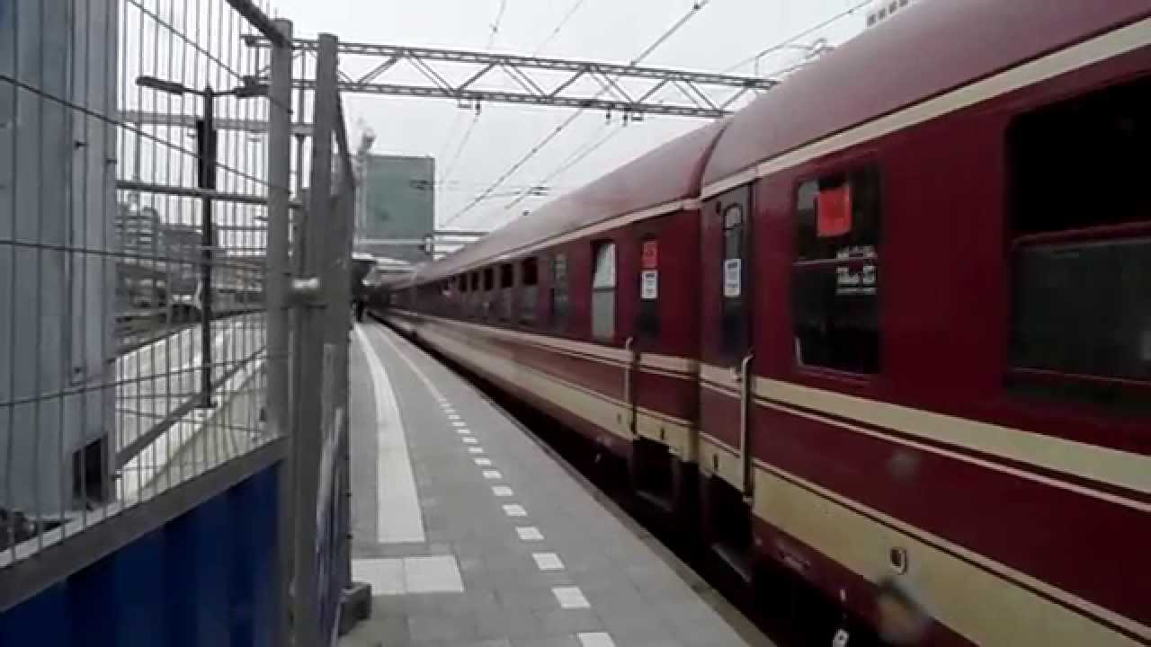 Vertrek van de Sziget-trein uit Utrecht naar Boedapest (Hongarije)