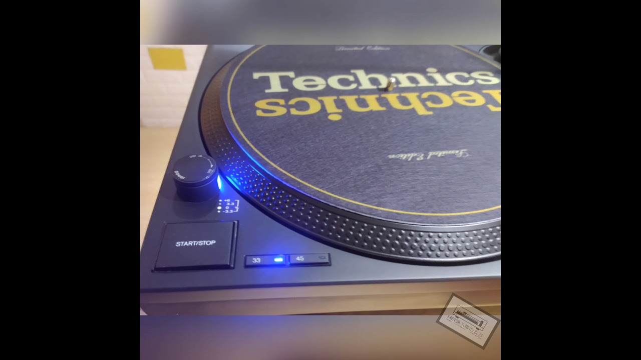Technics SL1200MK2 Matt Black Custom