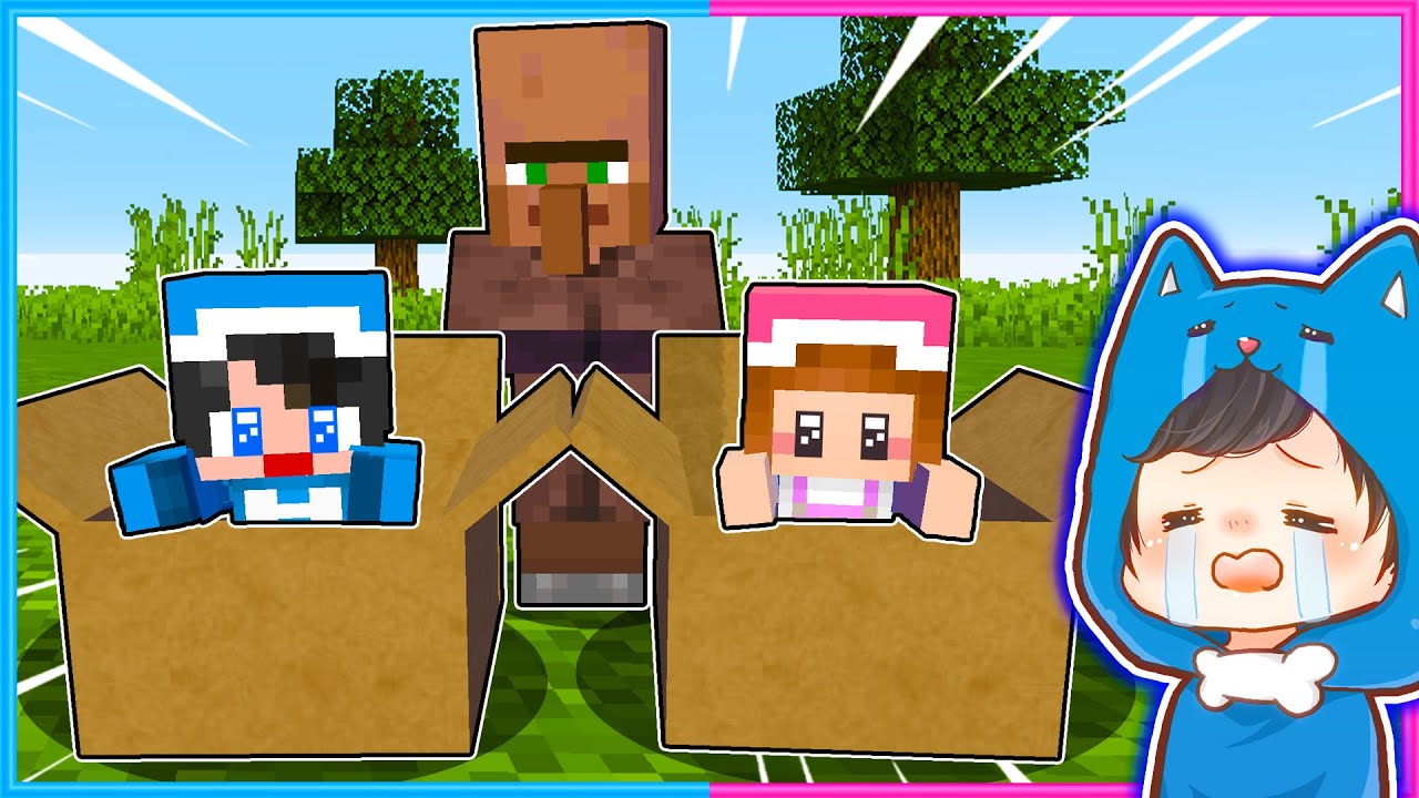 道に捨てられたちろぴのは拾われるのか？？【はじめての家】【 マイクラ / Minecraft 】