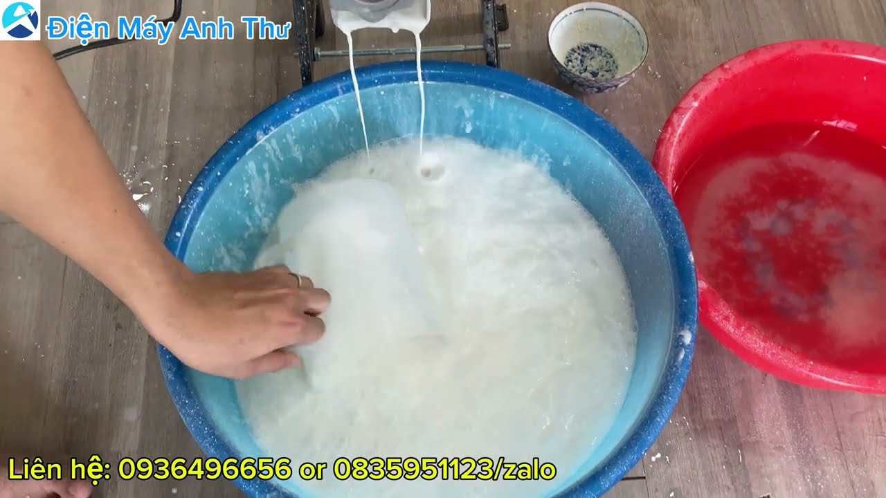 Máy Xay Bột Gạo Nước Làm Bánh Tráng, Bánh Cuốn,…Hướng dẫn cách lắp đặt và sử dụng SDT:0835951123
