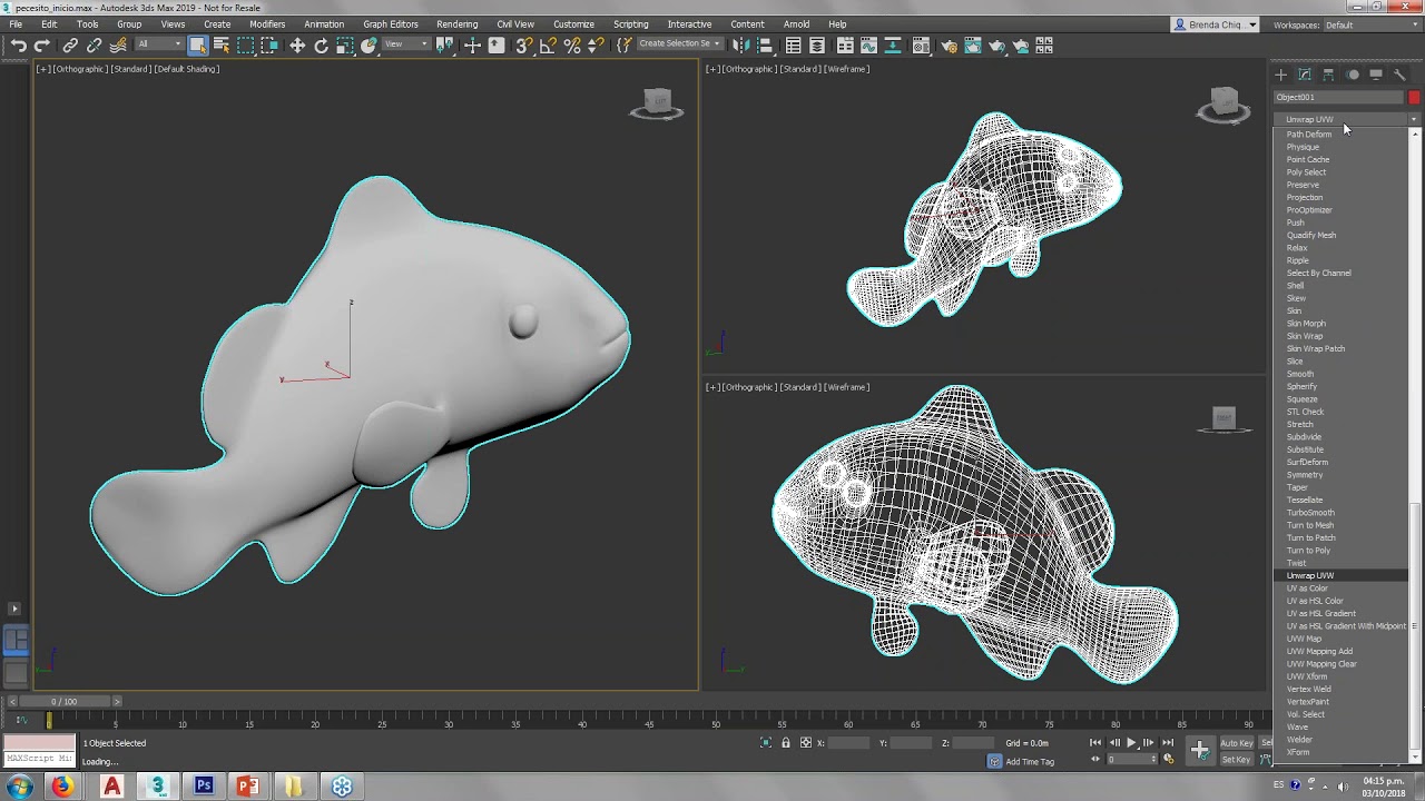 Webinar : 3Ds Max: Mapeo con UVW Unwrap