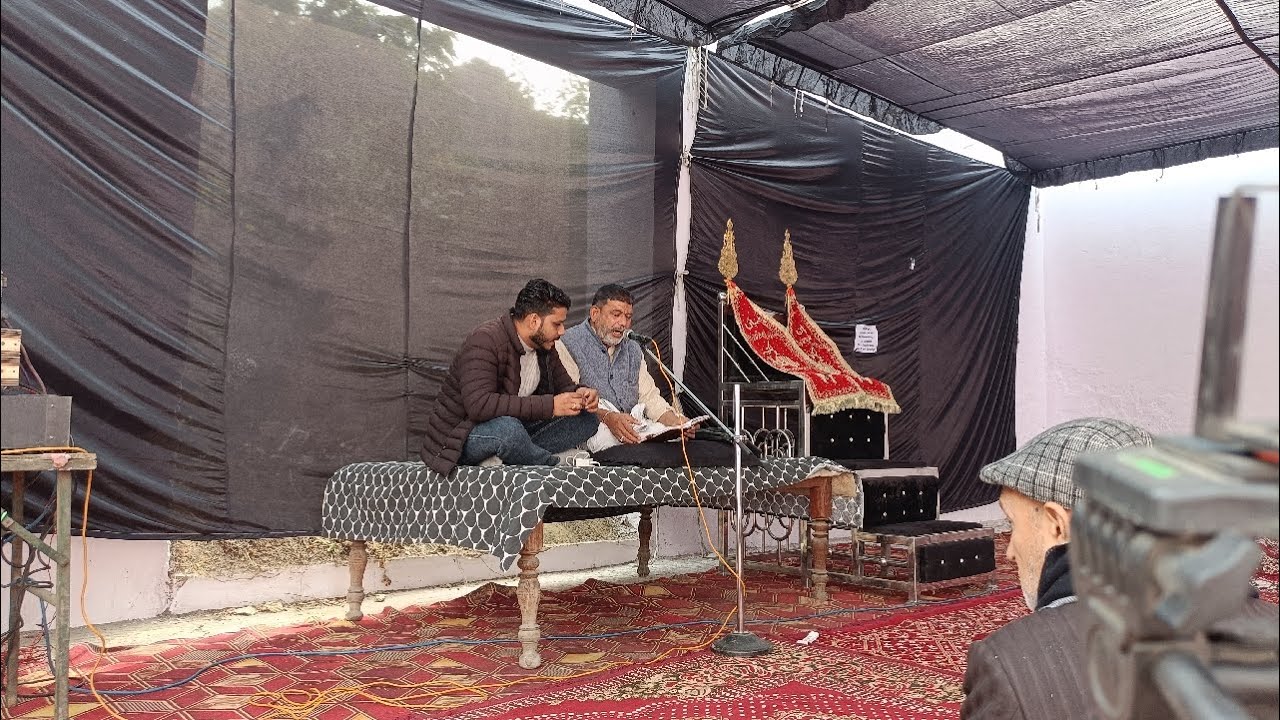 Majlis e Chehlum Syed Ansar Haider Ibne Syed Kalbe Haider Jauli Sadat