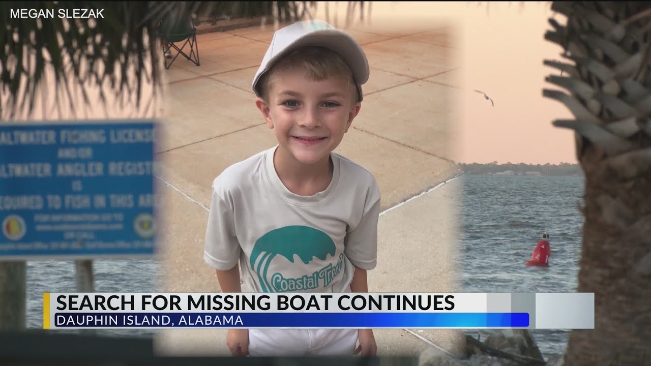 U.S. Coast Guard Mobile Sector suspends Search for 7-year-old boy in Dauphin Island boating accident