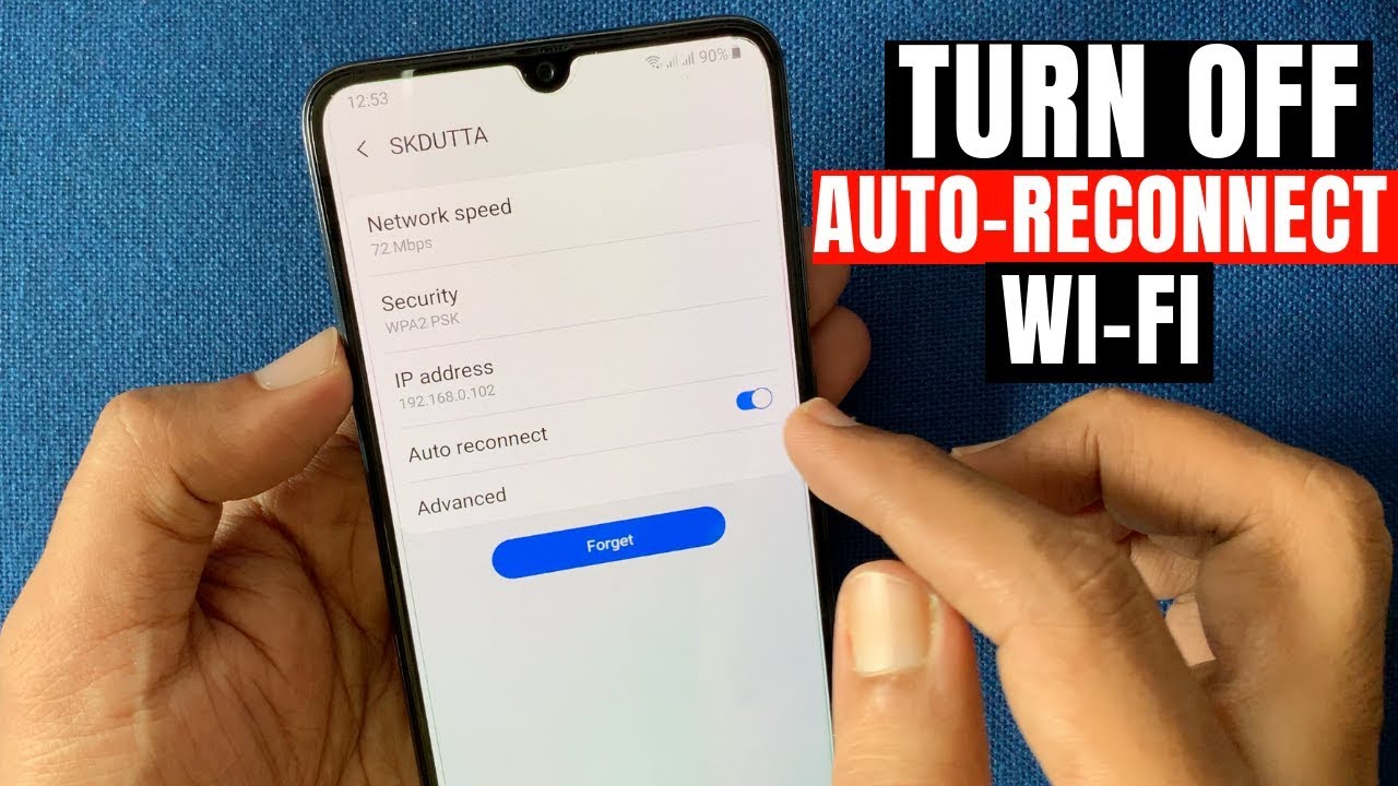 How to Turn off Wi-Fi Auto Reconnect on Samsung Galaxy A70