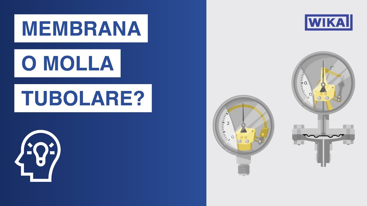 Come funziona un manometro? Molla tubolare vs. membrana