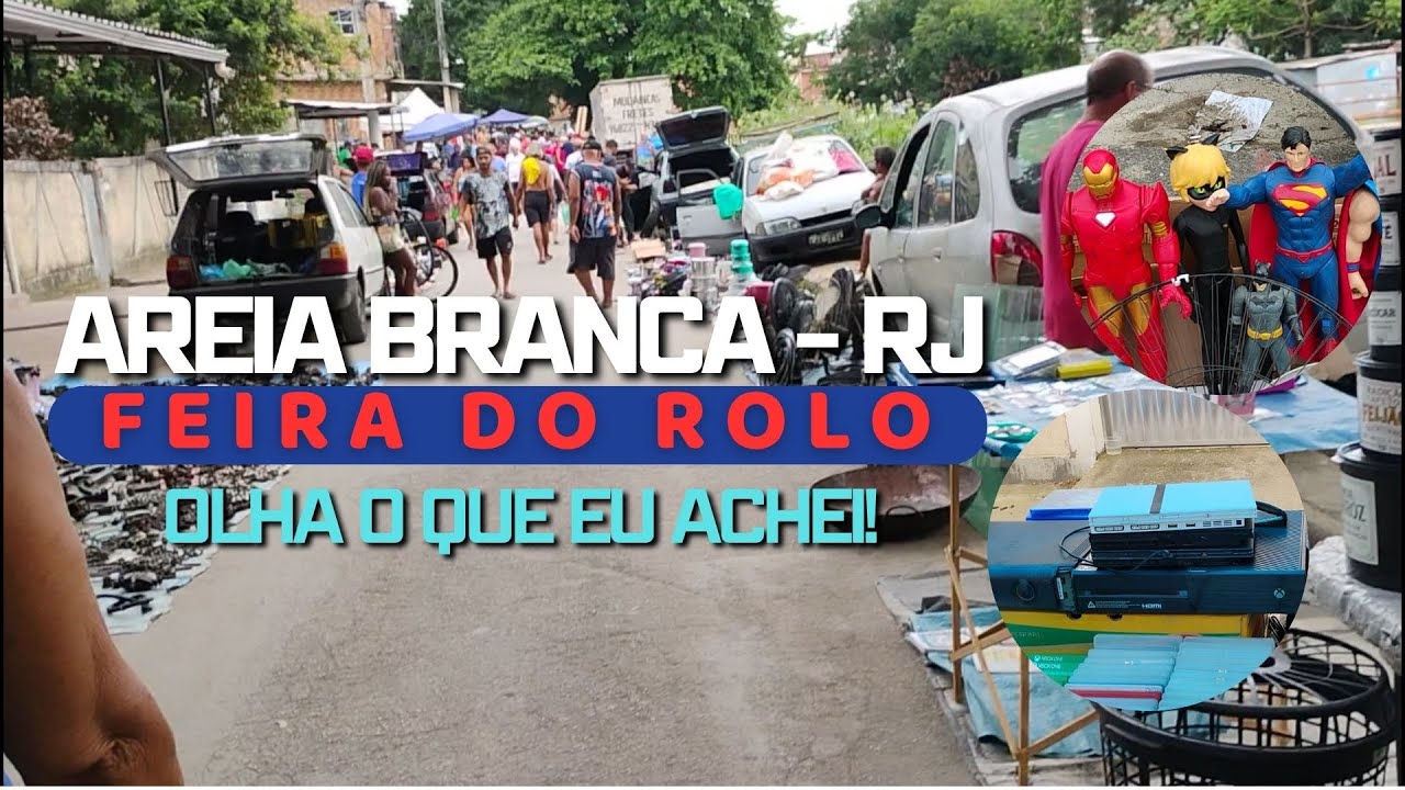Uma das MAIORES FEIRA do ROLO do RJ, Areia Branca Belford Roxo, Tem Tudo Aqui