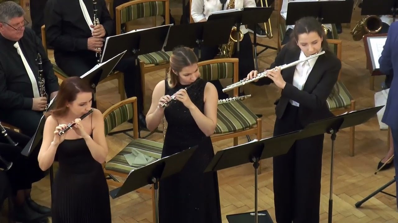 Kecskeméti Városi Fúvószenekar   E. Damaré: La merle blanc