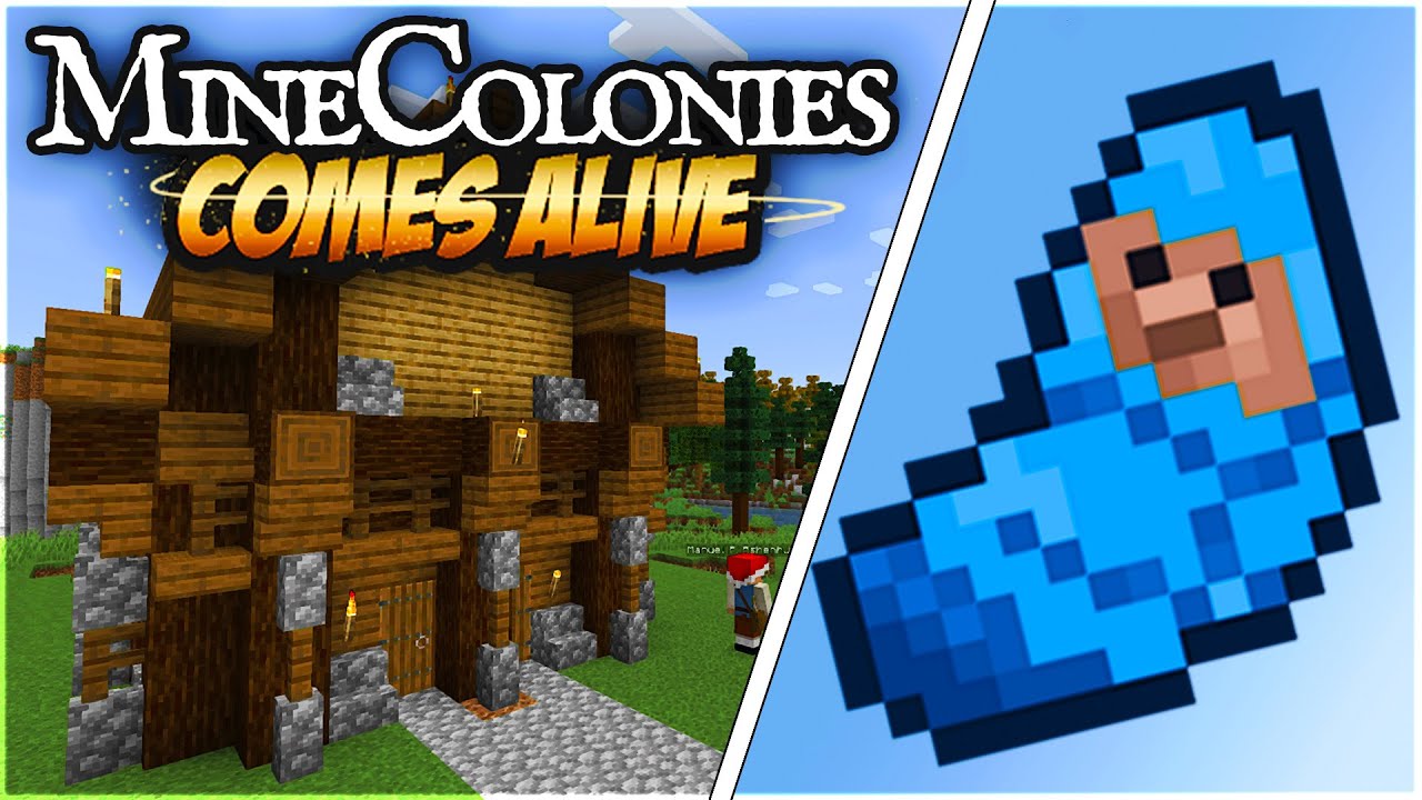 Starting a COLONY and a FAMILY in MineColonies Comes Alive
