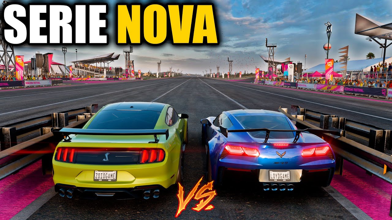 SÉRIE NOVA - MUSTANG GT500 VS CORVETTE ZR1 - FORZA HORIZON 5 GAMEPLAY