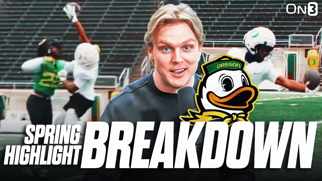 Видео с весенней тренировки команды Oregon Ducks меня очень впечатлило | Захват мяча Джереми Макк...
