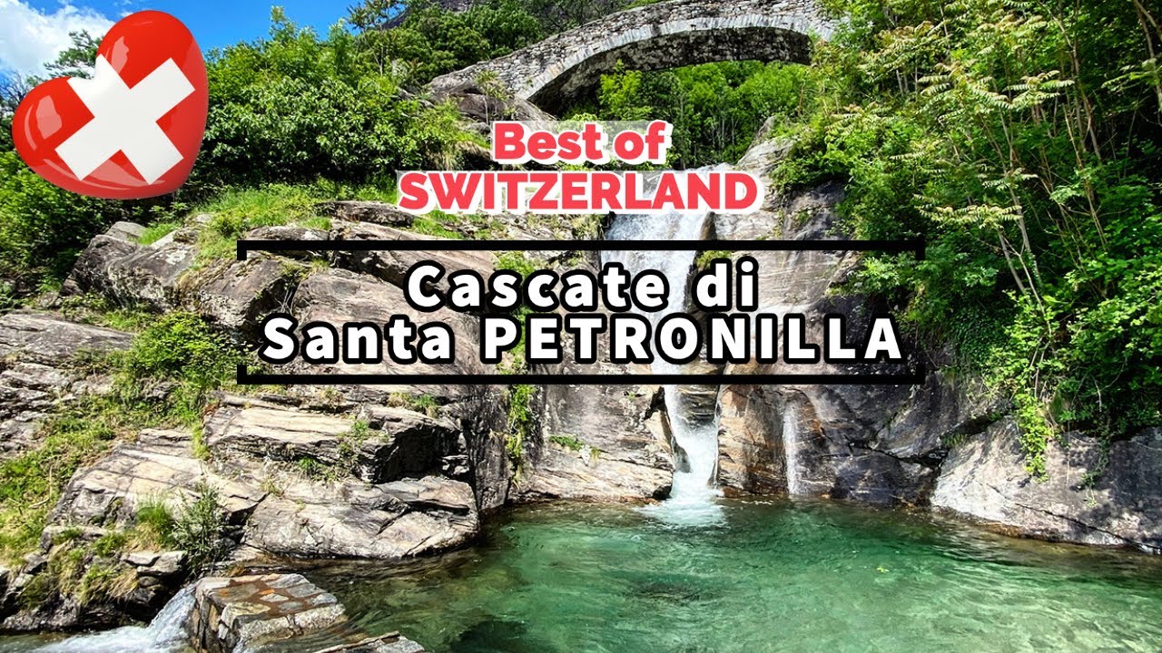 Santa Petronilla Waterfalls • Hidden Gem in Ticino, Switzerland 🇨🇭 | Nature in 4K
