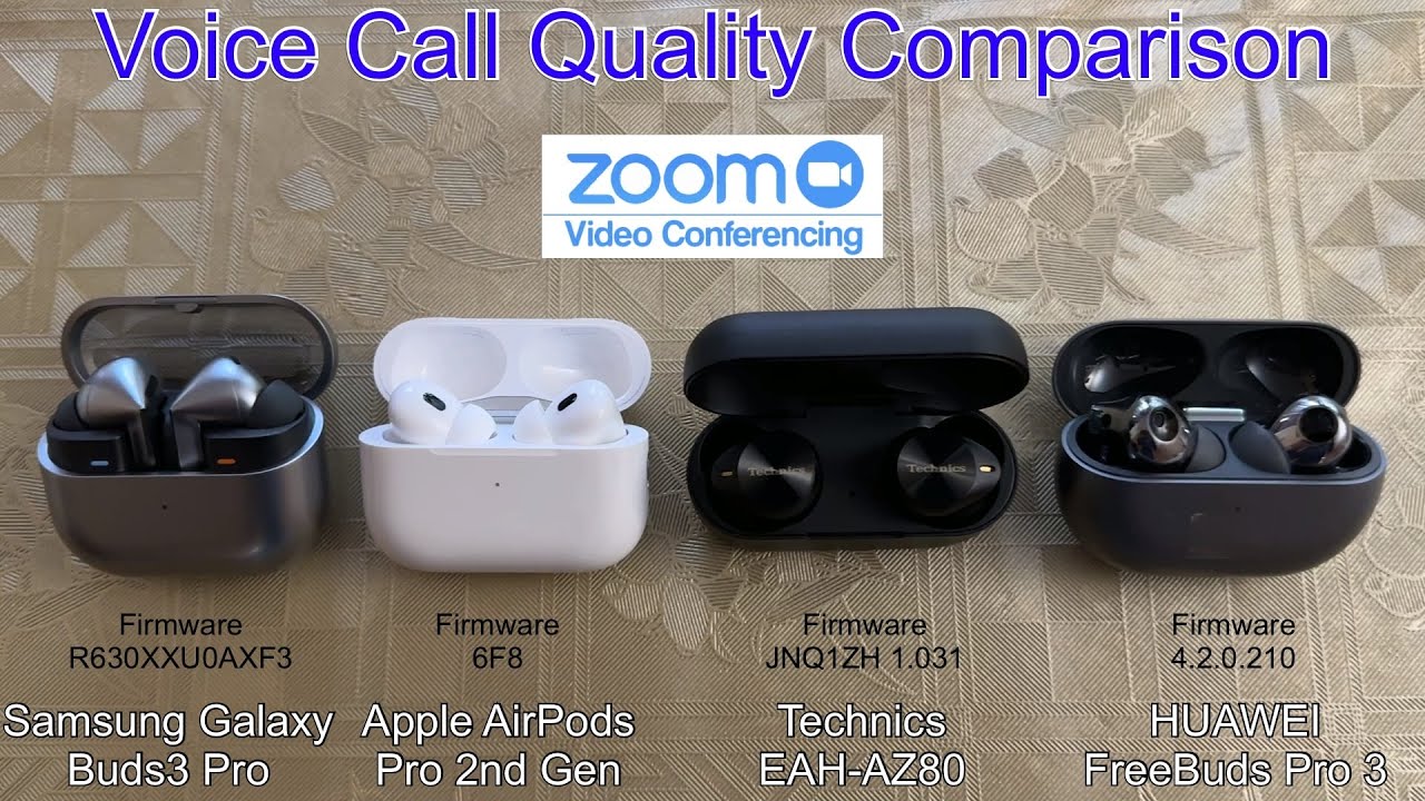 Galaxy Buds3 Pro против Apple против Technics против HUAWEI | Новое качество голосовых вызовов 👑 ...