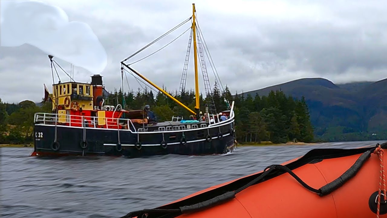 Racing an 80 Year Old Steam Boat Across Scotland | Caledonian Canal