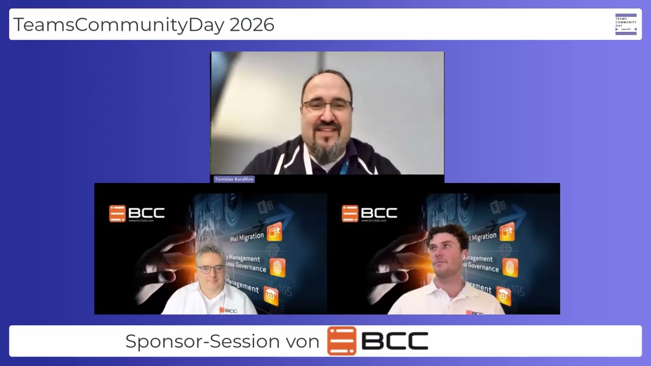 BCC Session auf dem Teams Community Day 2026
