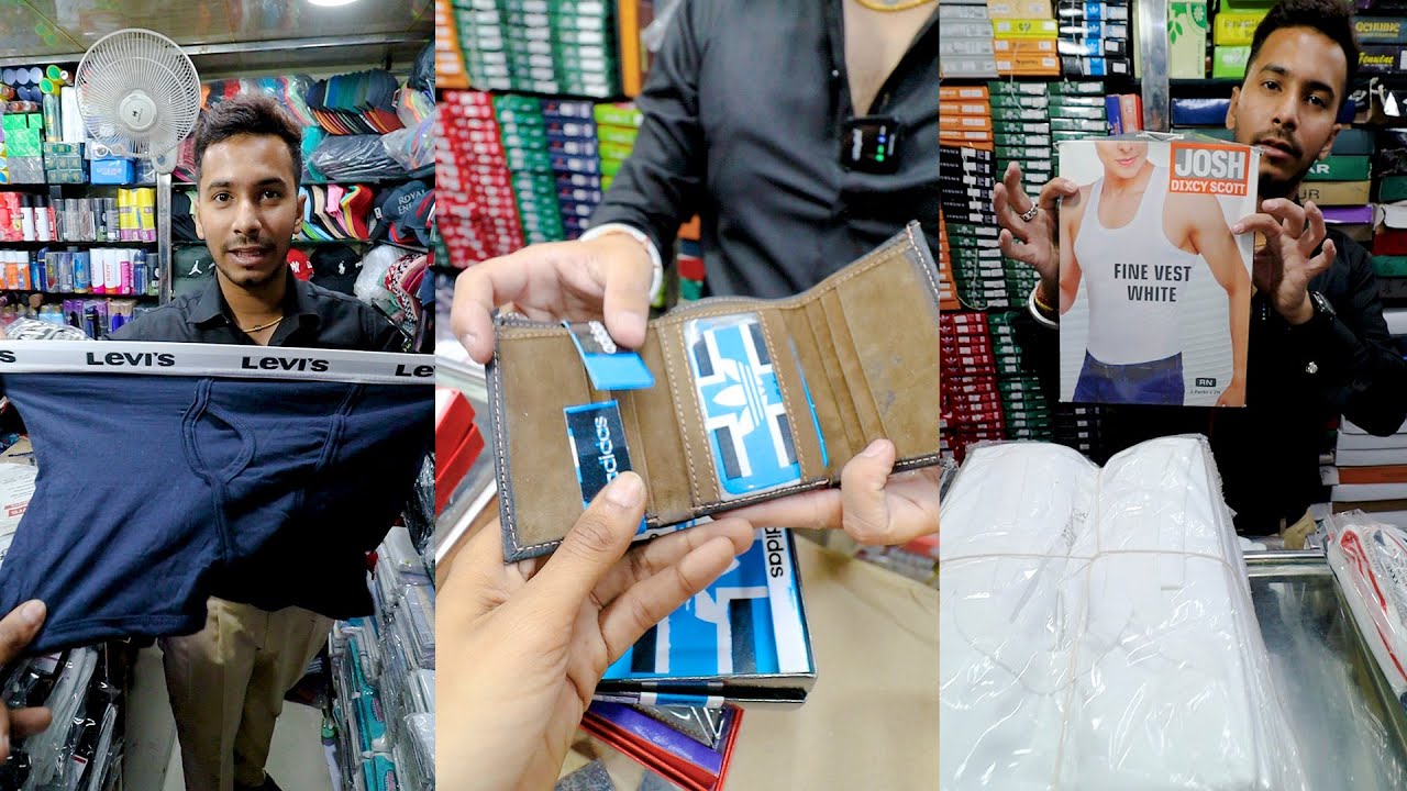 ₹4, ₹5 से शुरू Underwear, Caps, Socks Accessories || 📞 9592777372 || Ludhiana Wholesale Market