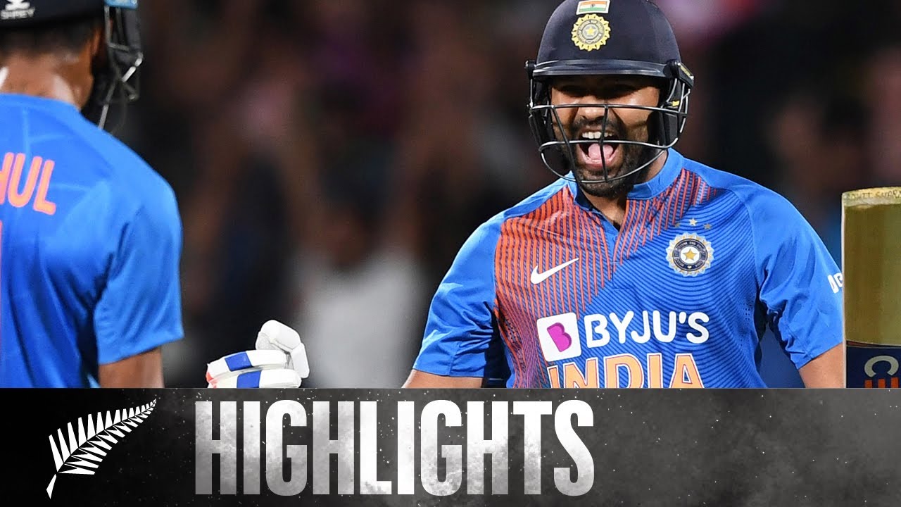 Шарма снимается в триллере | SUPER OVER REPLAY | BLACKCAPS против Индии — 3-й T20, 2020