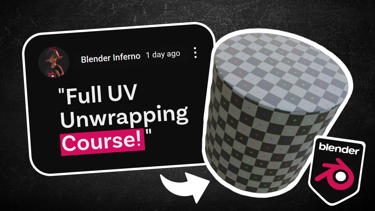 Blender UV Unwrapping Course for Beginners! (Totally Free!)