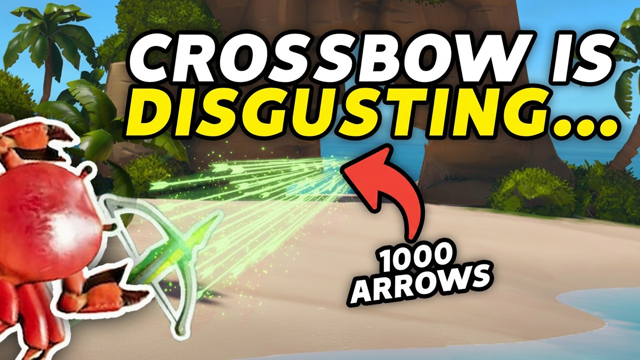 I had NO idea that crossbow is an S TIER WEAPON (Crab Champions)