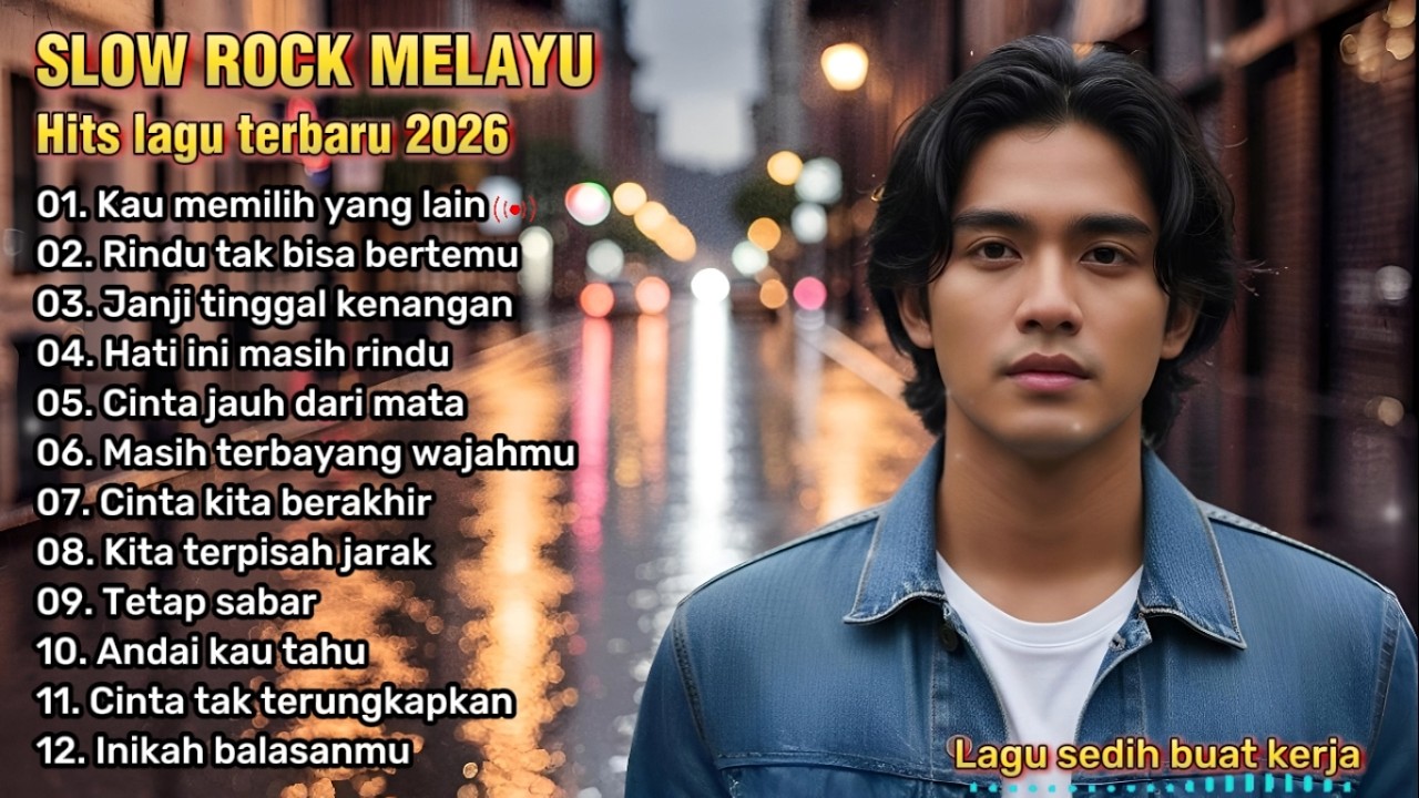 LAGU SANTAI BUAT KERJA, REHAT DAN PERJALANAN 🎶 | SLOW ROCK MELAYU 2026 | Kau memilih yang lain 😭💔