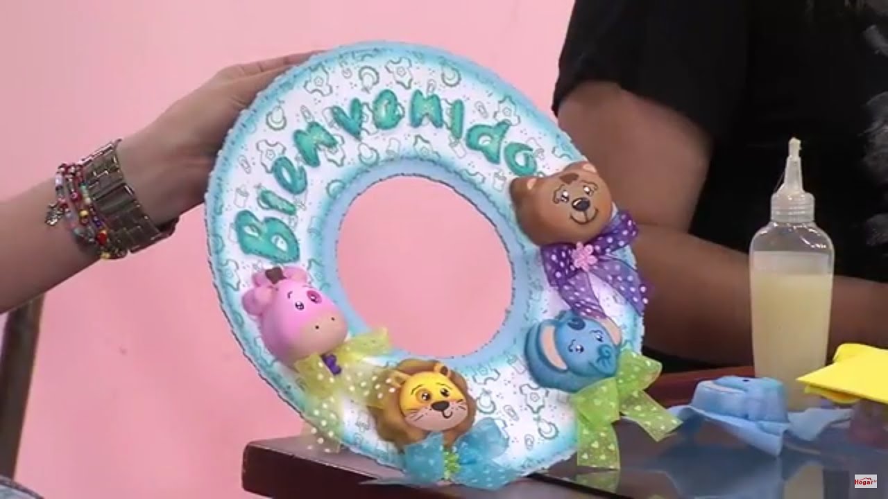 Como hacer un Letrero de Bienvenida para un Cuarto de Bebe en Foamy- por Juan Gonzalo Angel