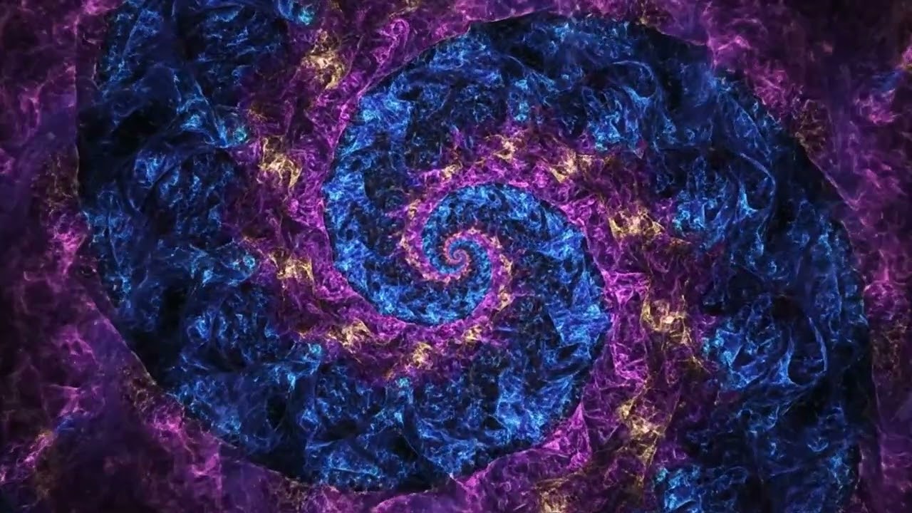 1 hour of soothing ambient music with fractal visuals for relaxation, focus chilling out.