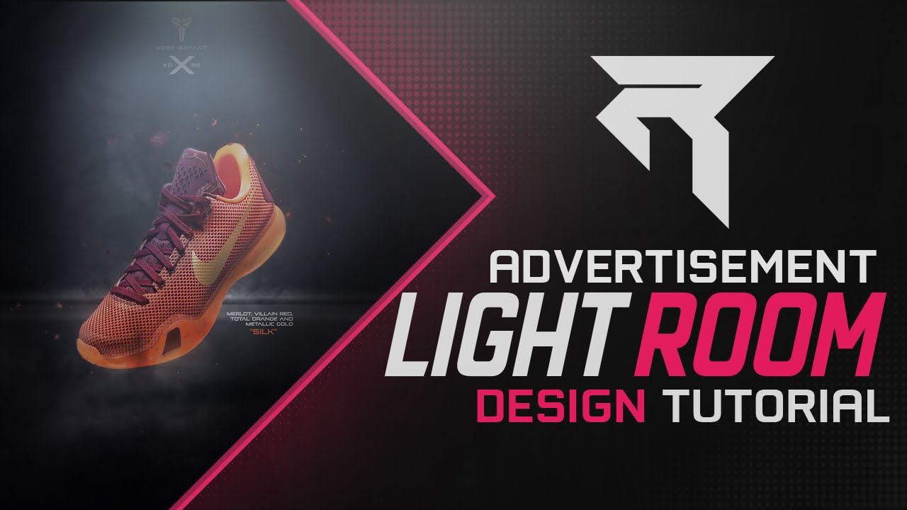 Creating an Advertisement lighting Room/Studio Tutorial In Photoshop CC by Rated