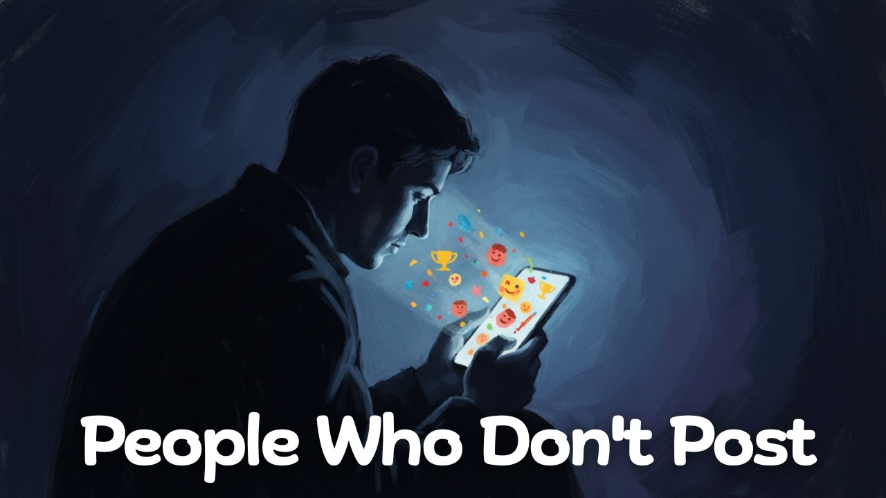 The Psychology of People Who Don't Post on Social Media