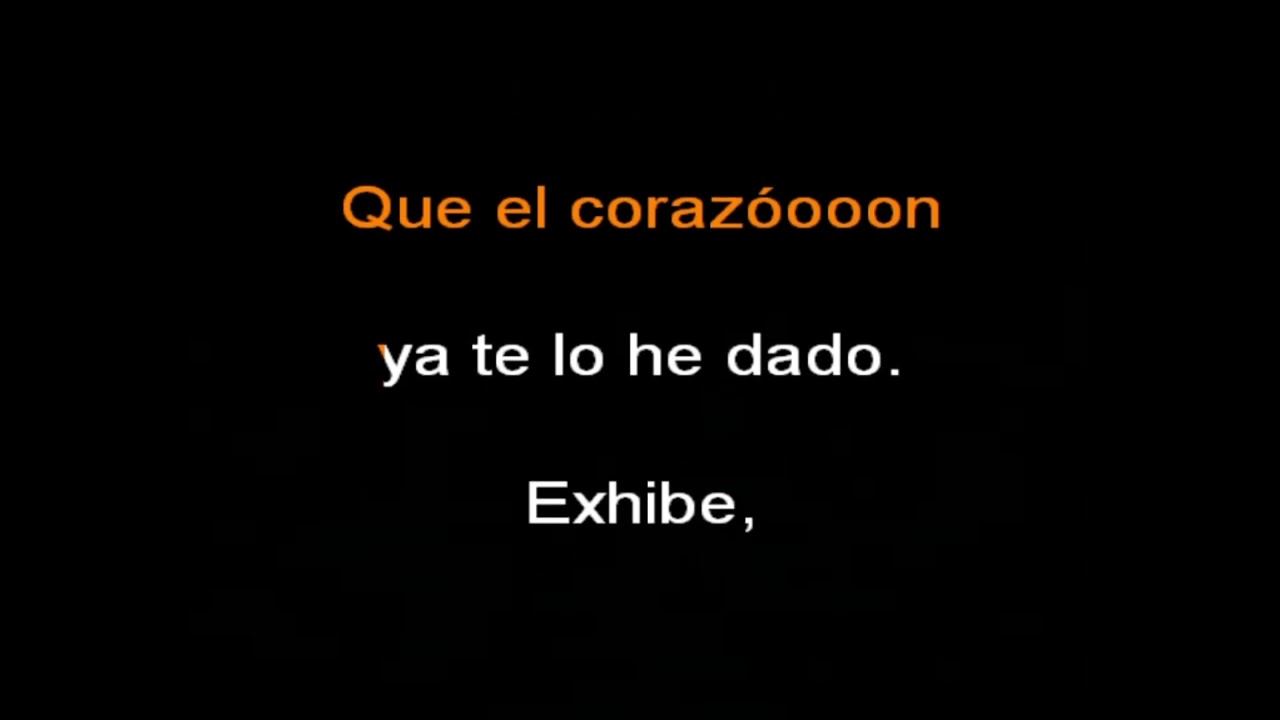 Arrancame la vida karaoke Sandro