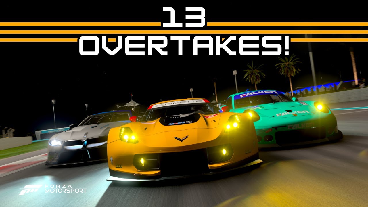 13 clean(ish) overtakes up the field | Yas Marina Circuit | Corvette C7.R | Forza Motorsport