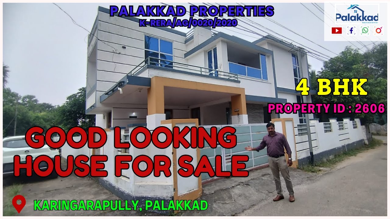 Good Looking House for Sale at Karingarapully, Palakkad.....#PROPERTY ID: 2606