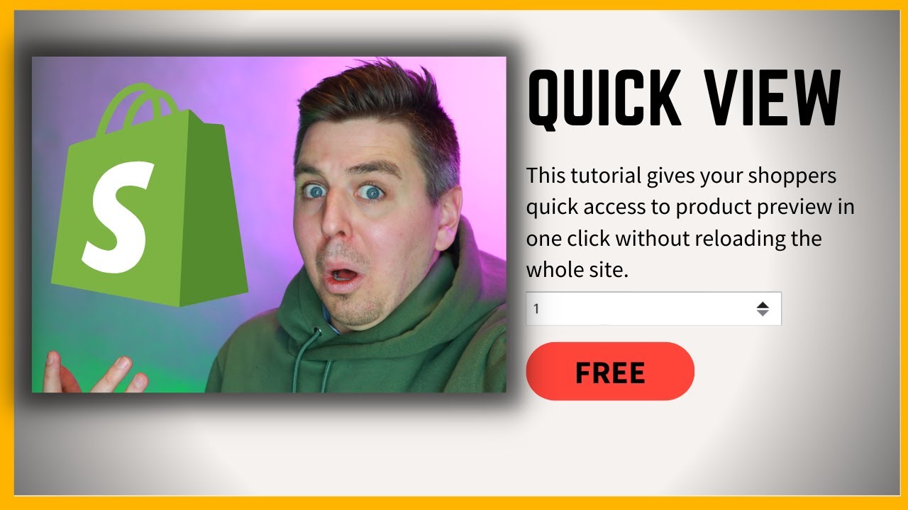 QUICK VIEW POPUP WITHOUT THE APP - 2022 EASY Shopify Tutorial