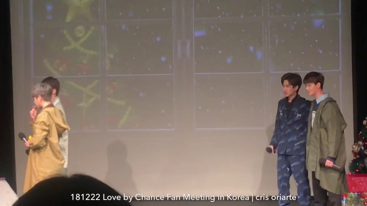 181222 Love by Chance Fan Meeting in Korea - Locker Scene Reenactment by PerthSaint & MeanPlan