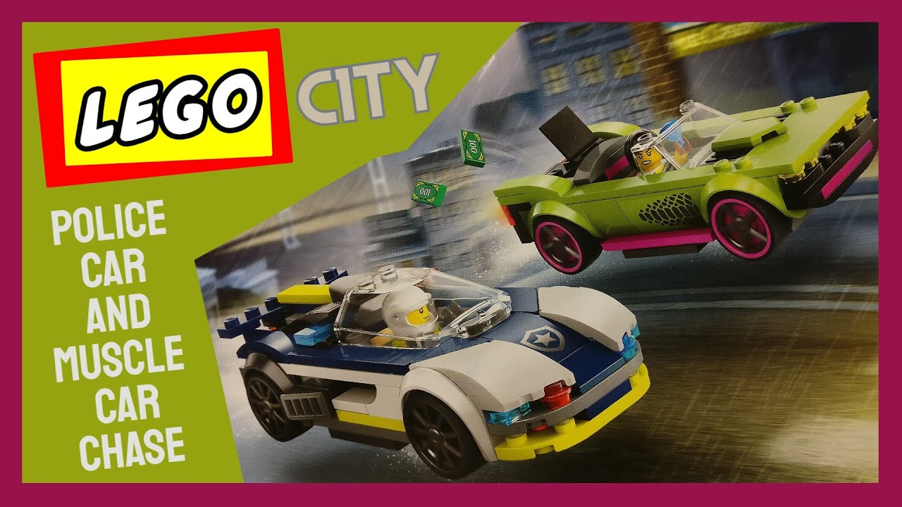 LEGO 60415 Police Car and Muscle Car Chase Build - LEGO CITY