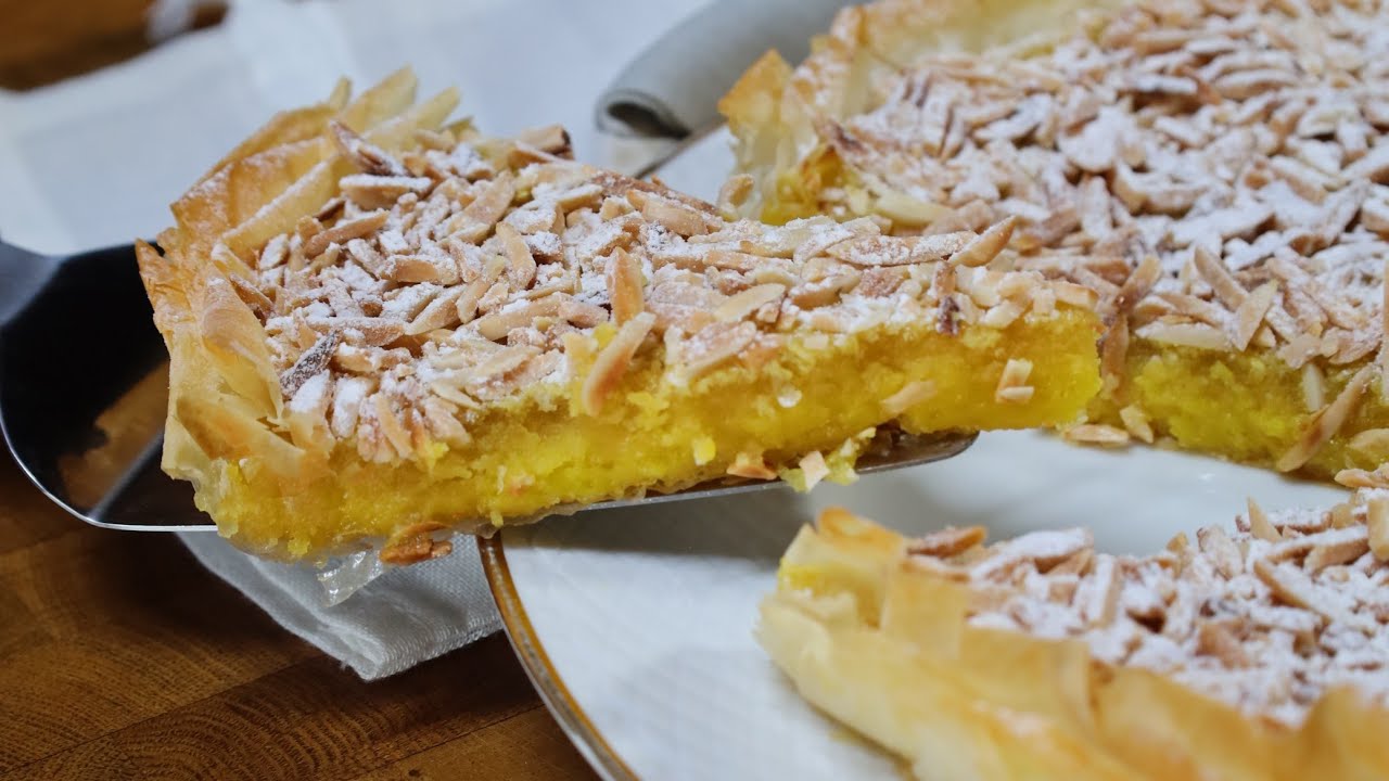 Tarte de Amêndoa Crocante com Massa Filo – Fácil e Irresistível!