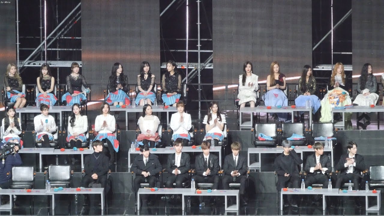 190105 트와이스(TWICE),여자친구,여자아이들,워너원 - 이대휘,김재환 특별 무대 Reaction  [4K] 직캠 Fancam by Mera
