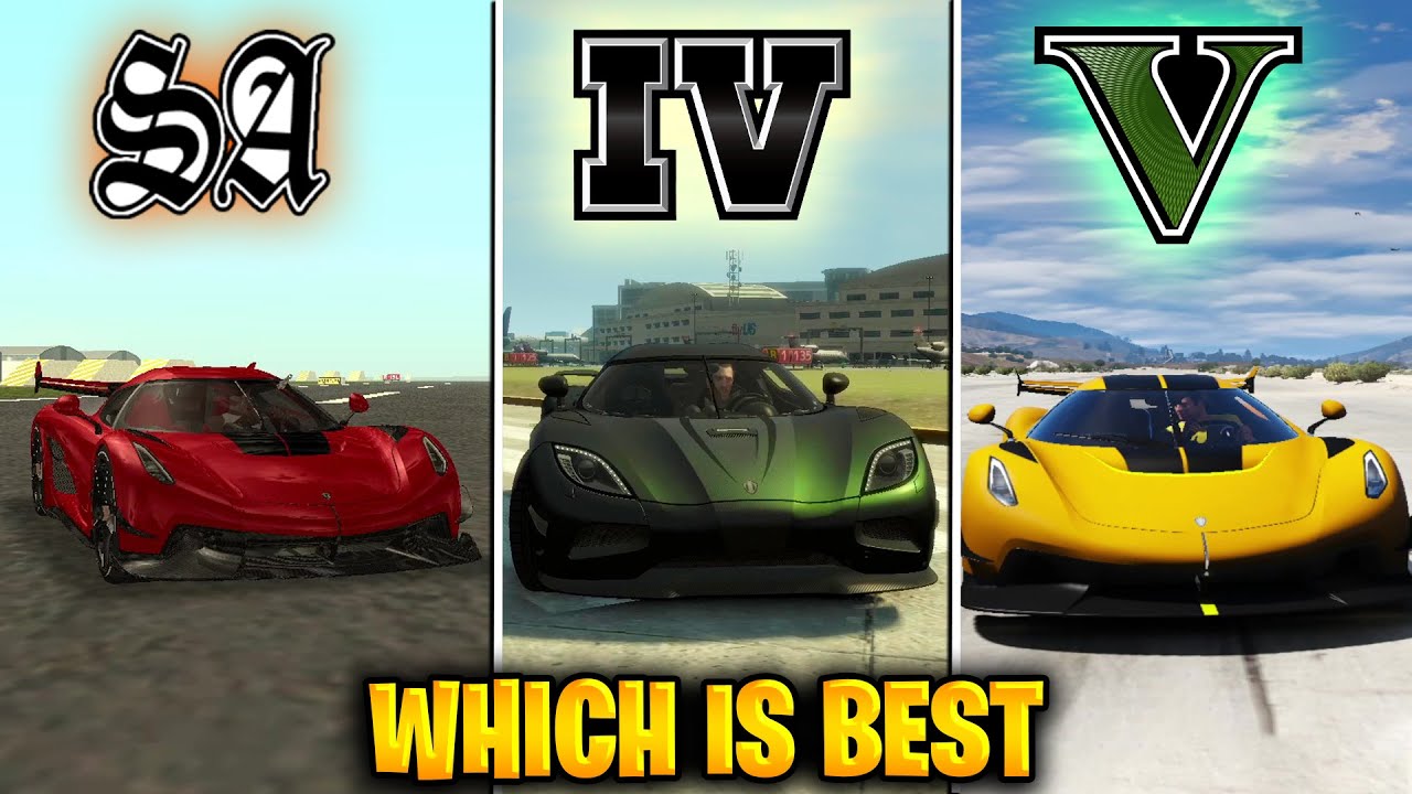 Koenigsegg In Every GTA Games! | Comparison!