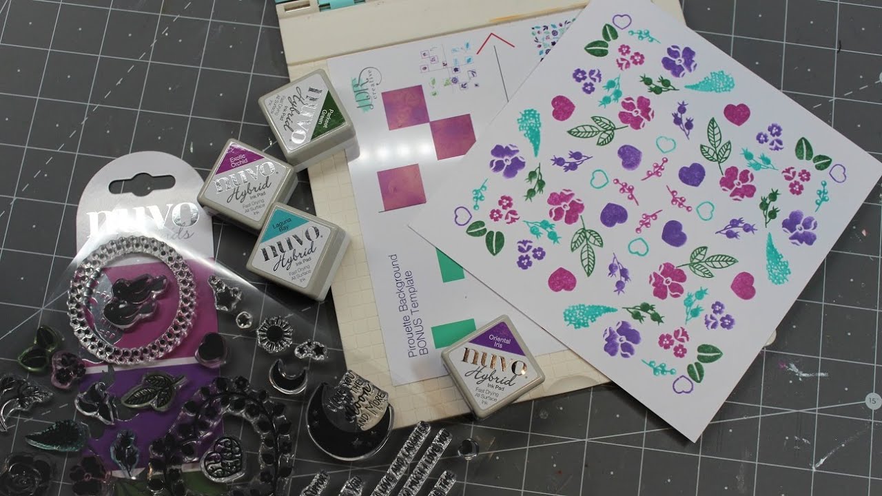 LDRS Creative Pirouette Love Pattern Creator Review: Background Pattern, Take 2! NEW Instructions!