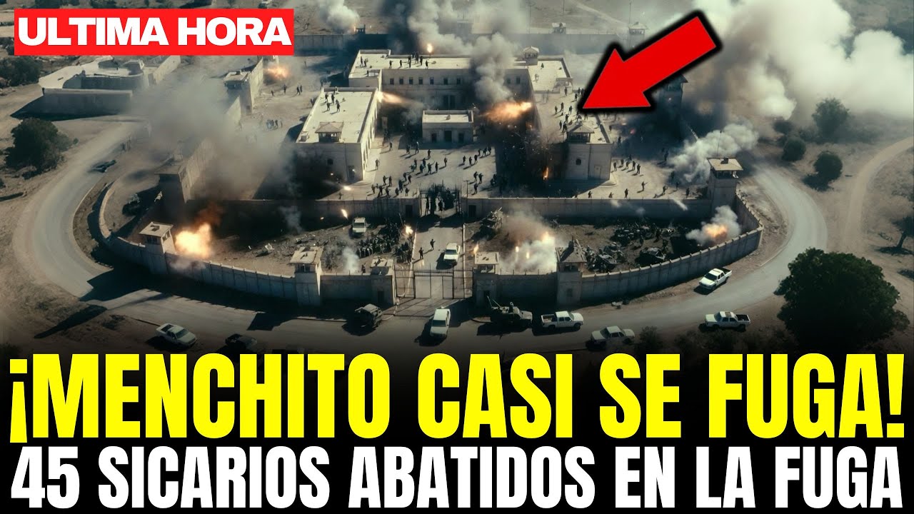 ¡FUGA FALLIDO! CJNG ASALTA PRISIÓN para SACAR al “MENCHITO” y CAYERON 45 CRIMINALES