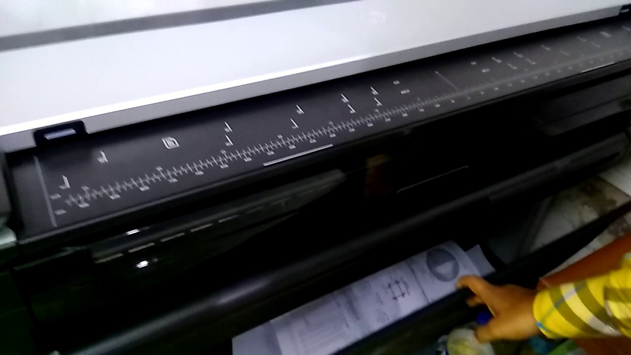 Scanning & Copy on Hp Designjet T830
