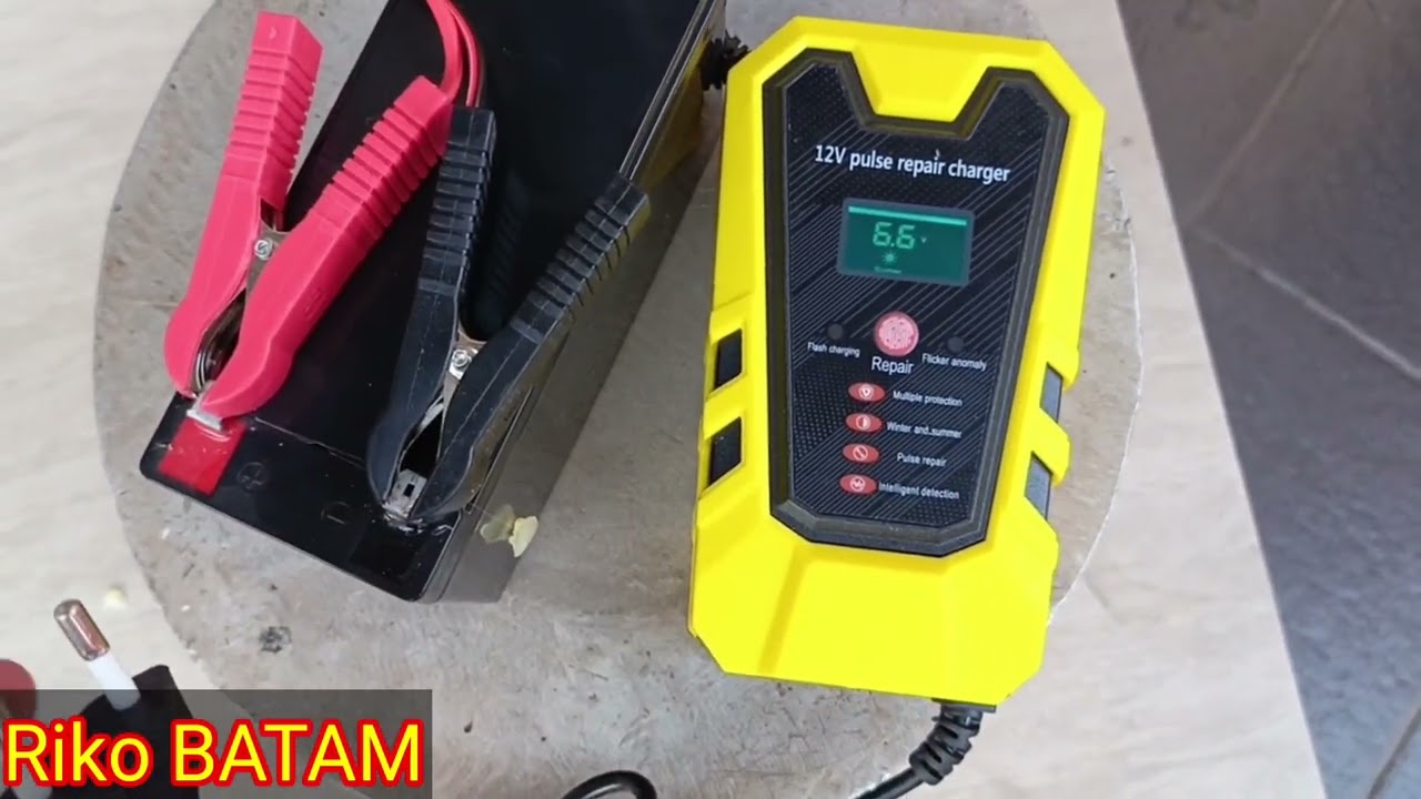 Unboxing CHAS AKI 12V 6A SMART BATTERY CHARGER harga Rp.91.000 bagus dan rekomendasi bisa REPAIR AKI