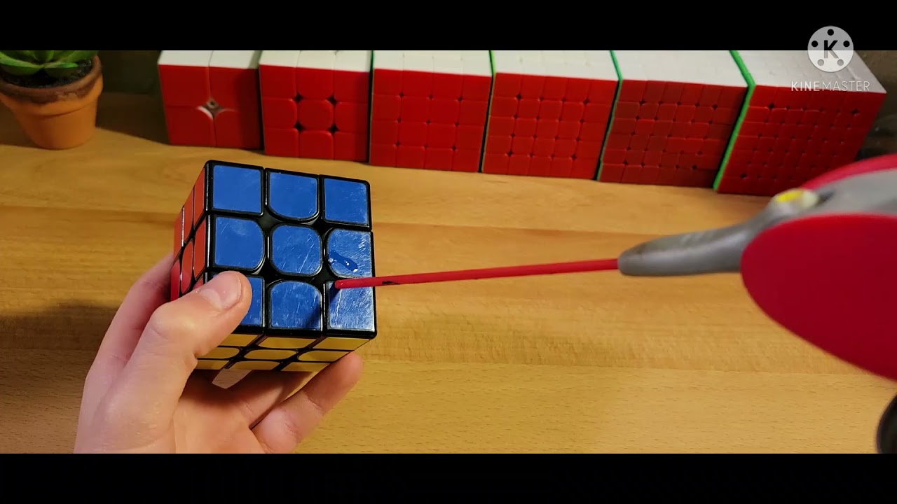 Testing out WD-40 as a lube for cubes.