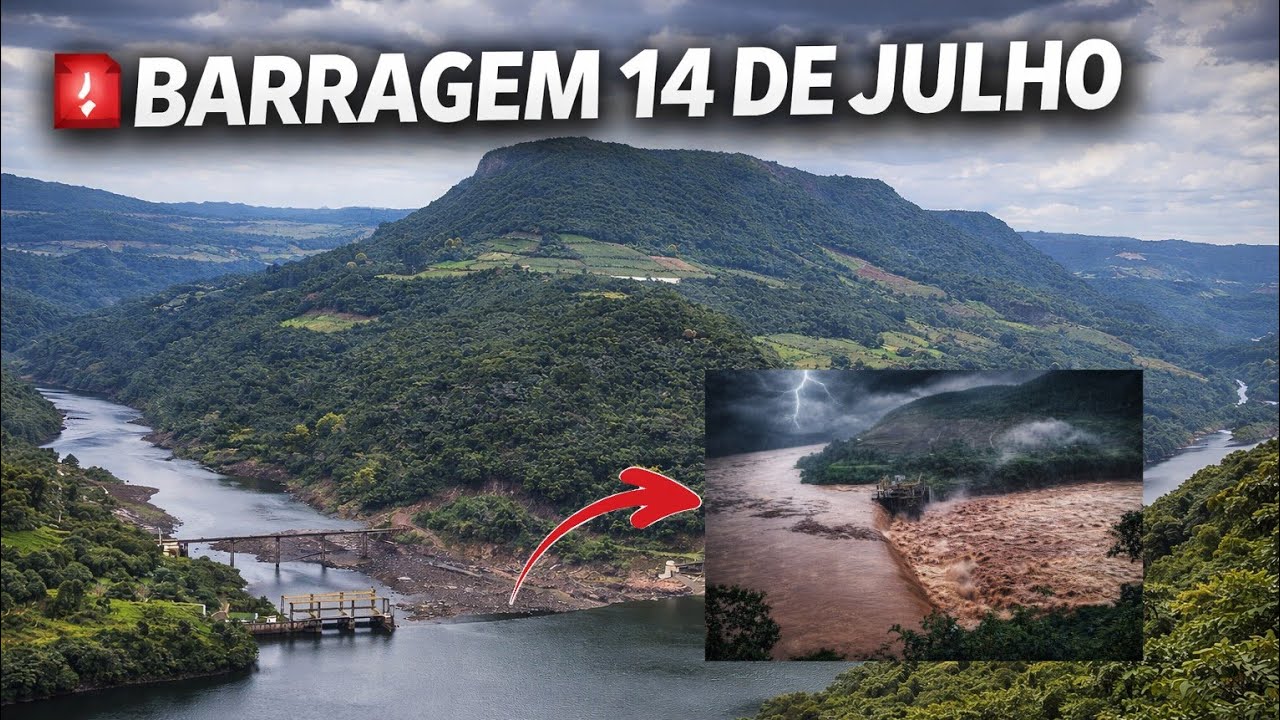 BARRAGEM 14 DE JULHO - VEJA COMO ESTÁ HOJE.