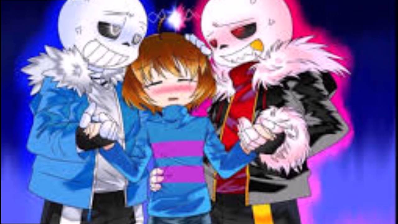 Sans x Frisk----just a dream requested by Liana BlocksworldWuv!