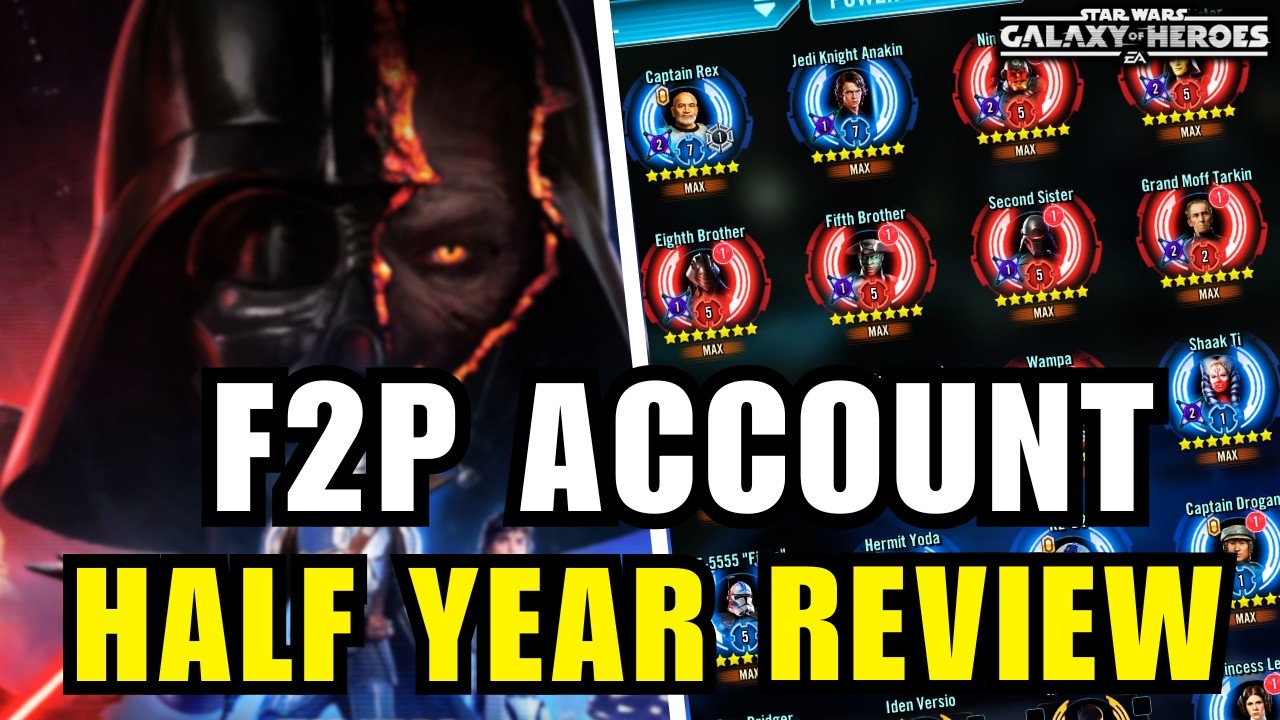 Идеальный старт для F2P-игроков: демонстрация 6-месячного аккаунта SWGOH
