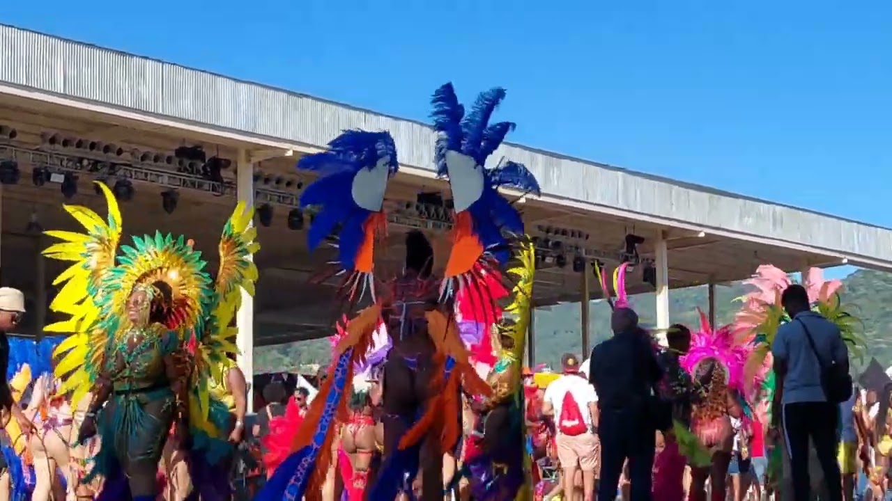 #TrinidadCarnival2023: A few clips from #CarnivalTuesday Parade of the Bands @ Queen's Park Savannah