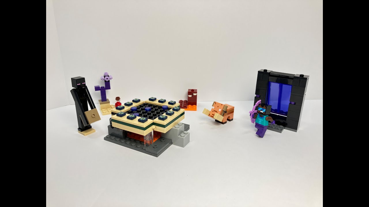 LEGO Minecraft 21584 Nether & End Portal Journey Speed Build