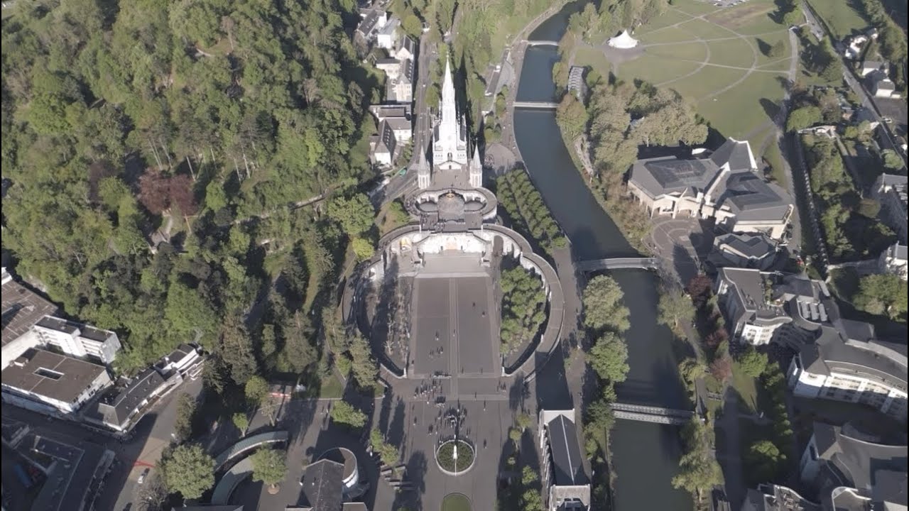 The Sanctuary of Our Lady of Lourdes [Drone POV]