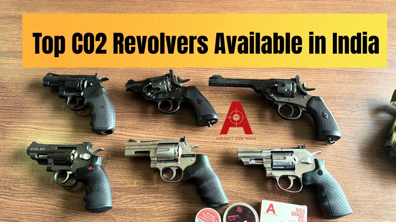 Top CO2 Revolvers Available in India 🇮🇳 | Best Imported .177 Air Revolvers in Stock |  2026